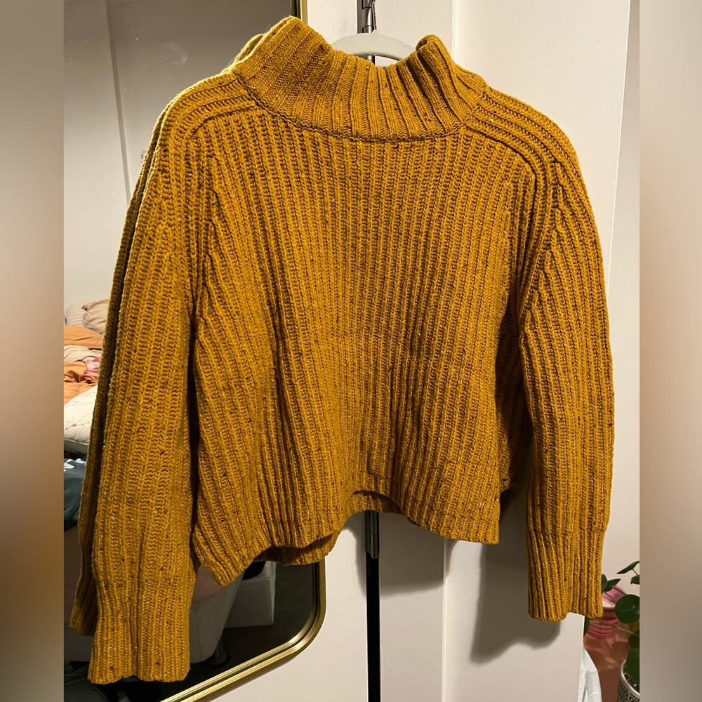 Urban Outfitters Silence and Noise Chunky Mockneck Cropped Sweater